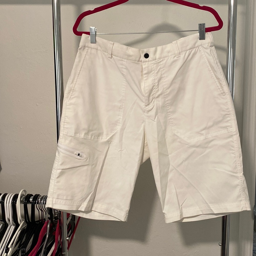 Mens Nike Dri-fit Cargo Shorts White Sz 32